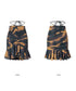 Smoke Dye Ruched Flounce Skirt